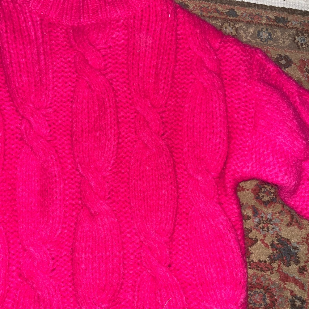 NWT Altar’d state hot pink sweater - Picture 3 of 4